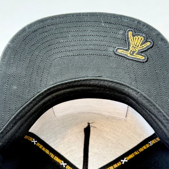 Shreddy Lyfe Thrash Everything Snapback Adjustable Cap Hat Black - Picture 7 of 10